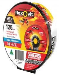 Flexovit Grinding Wheel Maxx Ultra Thin ZA60P-T27 125mm x 3mm x 22.23mm
