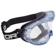 3M Fahrenheit Series 40173-00000 Splash Goggle, Black, Indirect Vent, Clear Anti Fog Lens
