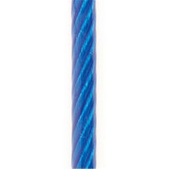 Beaver Fibre Core Galvanised ROHL PVC Coated Wire Rope Blue 4mm 6x19