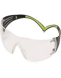 3M SecureFit 500 Series Safety Glasses SF501AF-BLK, Black, Clear Anti-Fog/Anti- Scratch Lens