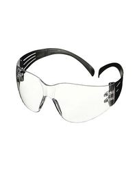 3M SecureFit 100 Series Safety Glasses SF101AF-BLK, Black Temples, Clear Anti-Fog/Anti-Scratch Lens