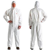 3M Disposable Protective Coveral 4515 (Type 5/6), White - XL